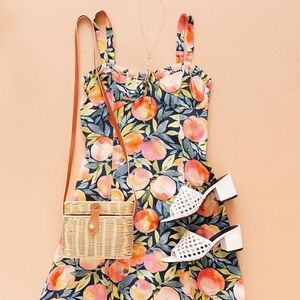 Peach Print Dress Forum Dress